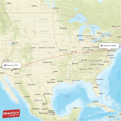flights from phx to bwi